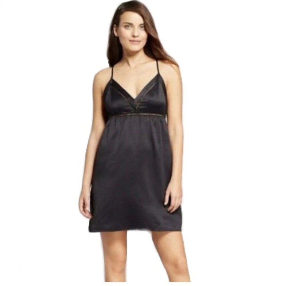 Gilligan & O'Malley Black Chemise NightGown